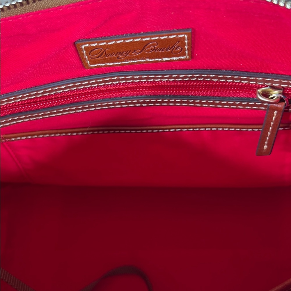 Dooney & Bourke Pebbled Leather Hobo Shoulder Bag Plum Wine Purple - Picture 12 of 14